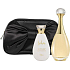 Christian Dior Jadore perfumed water for women 50 ml + body lotion 50 ml + handbag, gift set