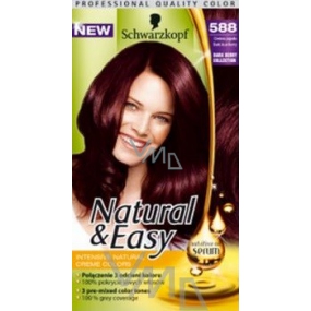 Schwarzkopf Natural & Easy Hair Color 588 Dark Acai Berry - VMD parfumerie  - drogerie