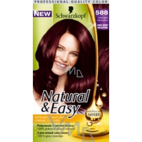Schwarzkopf Natural & Easy Hair Color 588 Dark Acai Berry - VMD parfumerie - drogerie Schwarzkopf Natural & Easy Hair Color 588 Dark Acai Berry - VMD parfumerie - drogerie