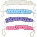Bath sponge braid massage 60 g 1 piece of different colors