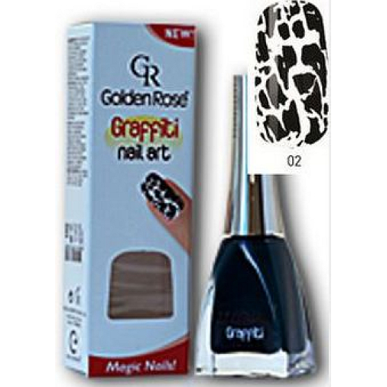 Golden Rose Graffiti Nail Art crackling nail polish shade 02 12 ml