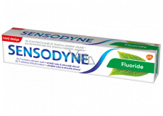 Sensodyne Fluoride containing potassium nitrate toothpaste reduces tooth sensitivity and exposed necks 75 ml