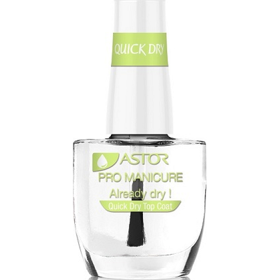 Astor Pro Manicure Quick Dry Top Coat top nail polish 002 Already Dry! 12 ml