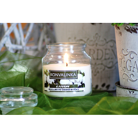 Lima Aroma Dreams Lily of the valley aromatic candle glass with lid 120 g