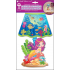 Self-adhesive wall lamp illuminated LED mermaid 31 cm