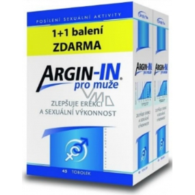 Argin-IN improves erection and sexual performance for men 45 capsules + Argin-IN 45 capsules