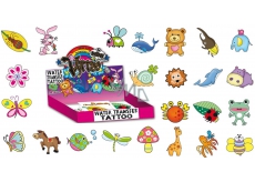 Tattoo Decals Color Children's 72pcs, 5x3,8cm in box 0903
