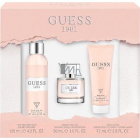 Guess Guess 1981 eau de toilette for women 30 ml + body mist 125 ml + body lotion 75 ml, gift set