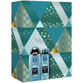 Fa Men Comfort Dive shower gel 250 ml + deodorant spray for men 150 ml, cosmetic set