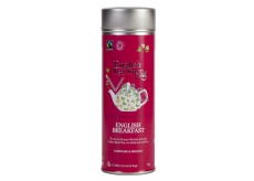 English Tea Shop Bio Black tea English Breakfast 15 pieces of biodegradable tea pyramids in a recyclable tin can 30 g