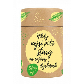Albi Christmas green tea loose in a tube - You are never too old 50 g