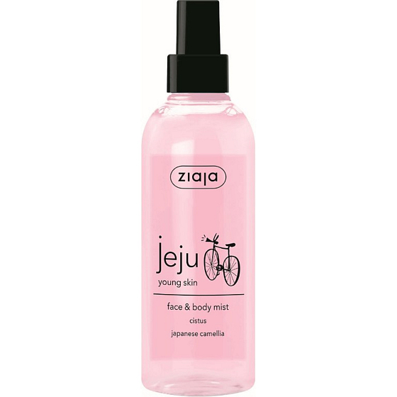 Ziaja Jeju Face and Body Mist with Anti-inflammatory and Antibacterial Effects 200 ml