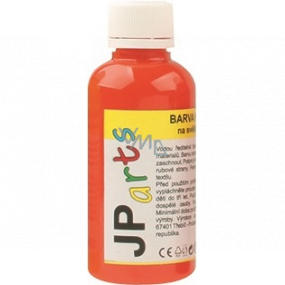 JP arts Paint for textiles for light materials, basic shades 2. Orange 50 g