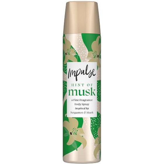 Impulse Hint of Musk perfumed deodorant spray for women 75 ml
