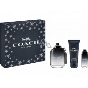 Coach Men eau de toilette for men 100 ml + eau de toilette 15 ml + shower gel 100 ml, gift set