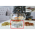 Lima Floating Star Candle Glitter Silver 4 Pieces