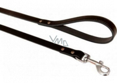 B&F Cowhide leash black 1.6 x 120 cm