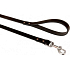 B&F Black Leather Leash 1.6 x 120 cm
