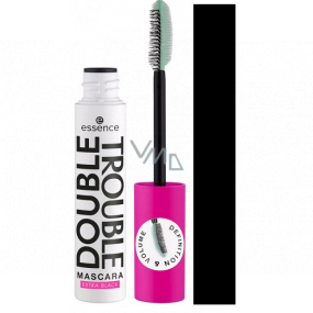 Essence Double Trouble mascara for maximum length and volume extra black 12 ml