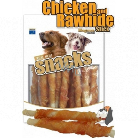 Magnum Beef skin stick coated with chicken meat soft, natural meat treat for dogs 250 g