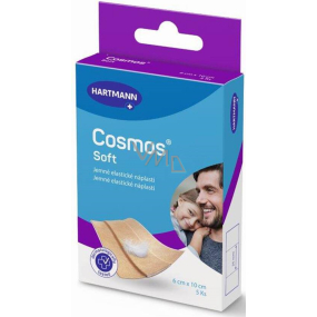 Cosmos Soft soft elastic patch 6 cm x 10 cm 5 pieces