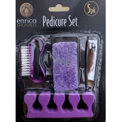 Enrico Shonalli pedicure set 5 pieces, different colours