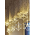 Emos Christmas lights Flake pendant 84 cm 8 LED + 5 m cable, warm white