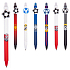 Colorino Ballpoint pen Football white-red, blue refill 0,5 mm