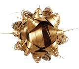 Nekupto Starfish Raphia gold 6,5 cm