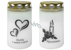 Crab Cemetery candle with lid and picture 140 g, various types