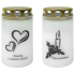 Crab Cemetery candle with lid and picture 140 g, various types