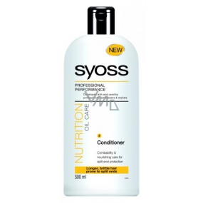 Syoss Nutrition Oil Care prevents brittleness washable hair conditioner 500 ml