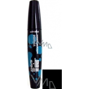 S-he Stylezone Volume waterproof mascara shade 01 Black 12 ml