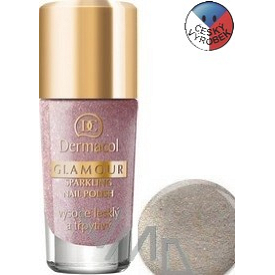 Dermacol Glamor Sparkling Nail Polish Nail Polish 204 9 ml