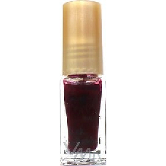 Daisy decorating nail polish shade burgundy 6 ml