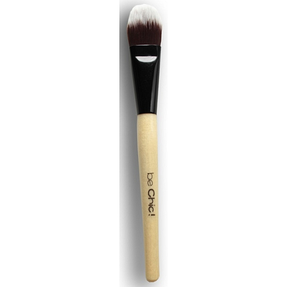 Be Chic! Professional White B 04 make-up brush with synthetic bristles 19 cm