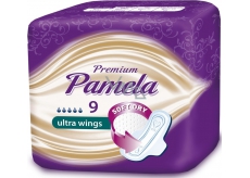 Pamela Premium Ultra Wings hygienické vložky s křidélky 9 kusů