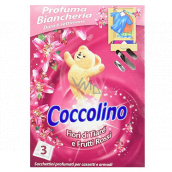 Coccolino Fiori di Tiaré e Frutti Rossi scented laundry sachets 3 pieces