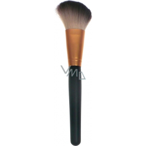 Cosmetic brush for blush oblique black-copper 19 cm 30450