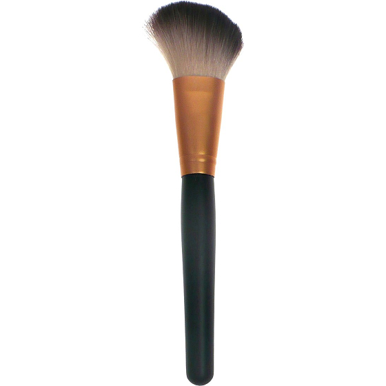 Cosmetic brush for blush oblique black-copper 19 cm 30450