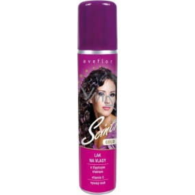 Aveflor Scinti Hair Spray with Glittering Effect Gold Medium Stiffening 75 ml