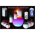 Lima Magic purple candle ball 80 mm 1 piece