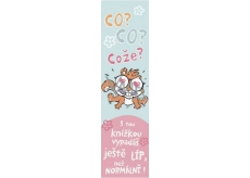 Albi Bookmark Flip Flop 3D Squirrel with glasses 19 x 5 cm