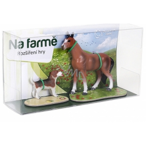 Albi Magic reading interactive game extension On the farm 2 set of foal and puppy animals, age 3+