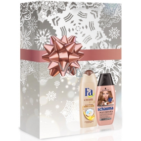 Fa Cream & Oil Cocoa butter and coconut oil shower gel 250 ml + Schauma Multi Repair 6 hair shampoo 250 ml, cosmetic set