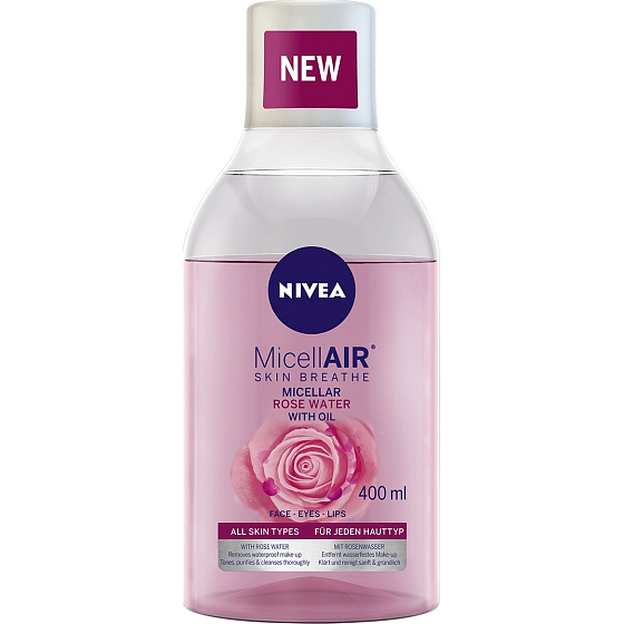 Nivea MicellAir two-phase micellar water with rose water 400 ml
