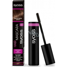 Syoss Hair mascara for immediate covering of growths Chocolate Brown - chocolate brown 16 ml