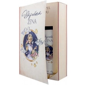 Bohemia Gifts Wonderful woman Lavender shower gel 200 ml + Lavender oil bath 200 ml, book cosmetic set
