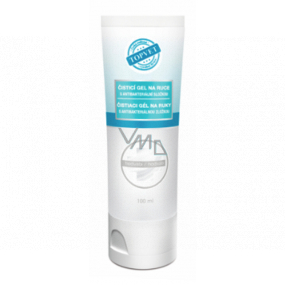 Topvet Antibacterial hand cleansing gel with antimicrobial component 100 ml tube - silk