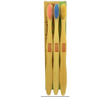 Xoc Bamboo Eko Soft bamboo toothbrush 3 pieces